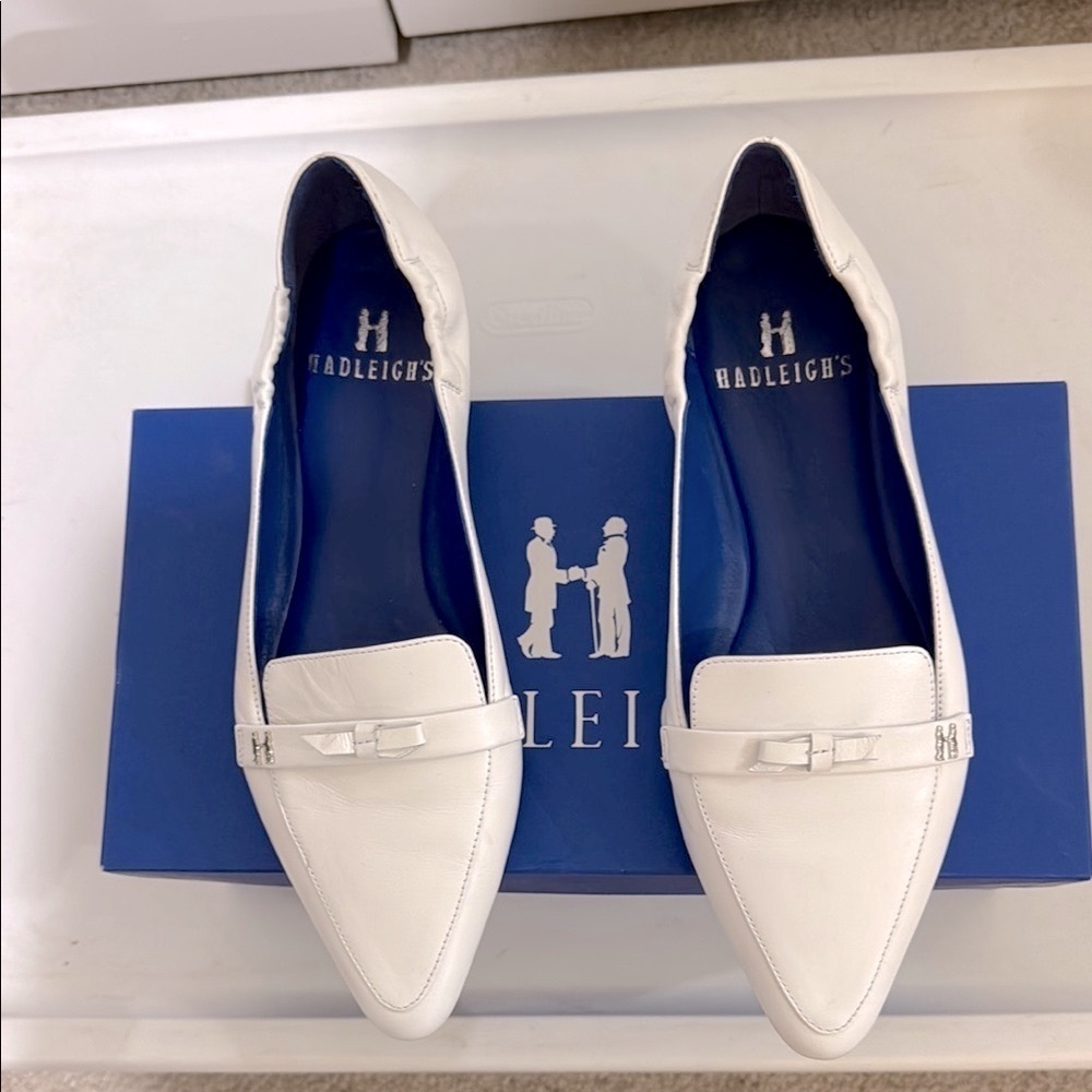 Hadleigh’s Boutique leather shoes made in Italy NWT SZ38